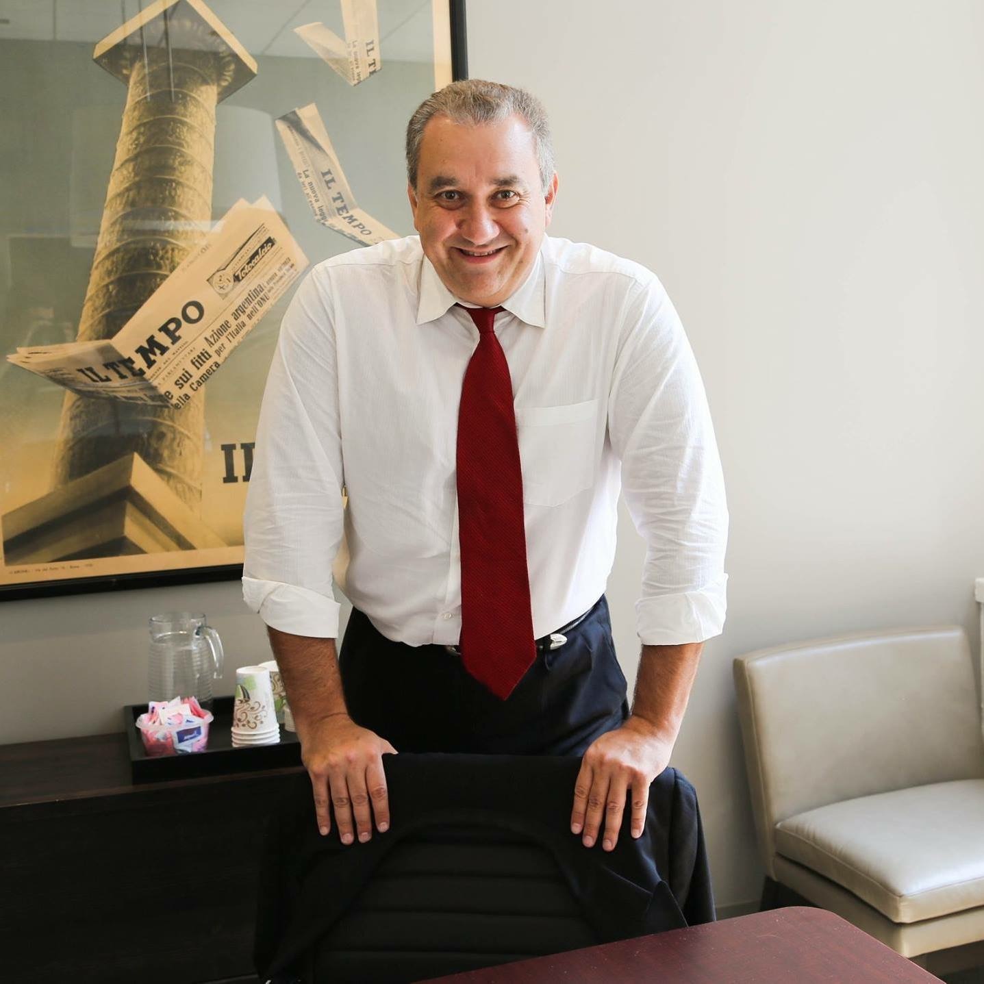 Boris Zivotov, founder of Zivotov Law, in his office.